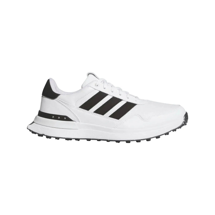 Adidas S2G Leather Men's Spikeless Golf Shoes - White/Black