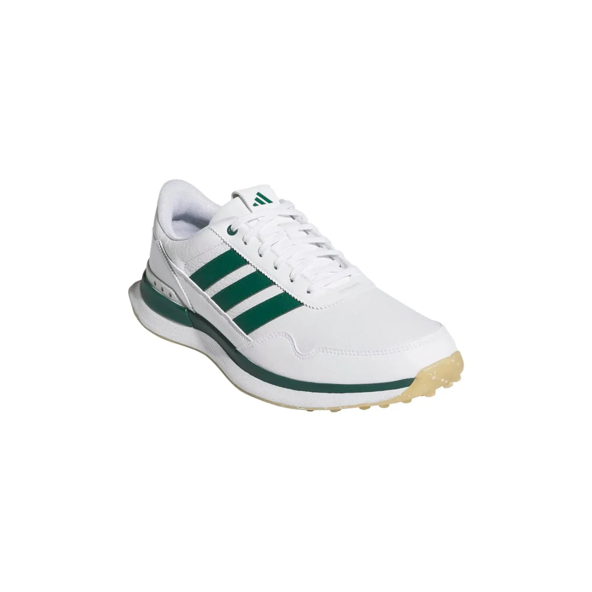 Adidas S2G Leather Men's Spikeless Golf Shoes - White/Green