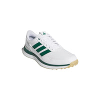 Adidas S2G Leather Men's Spikeless Golf Shoes - White/Green