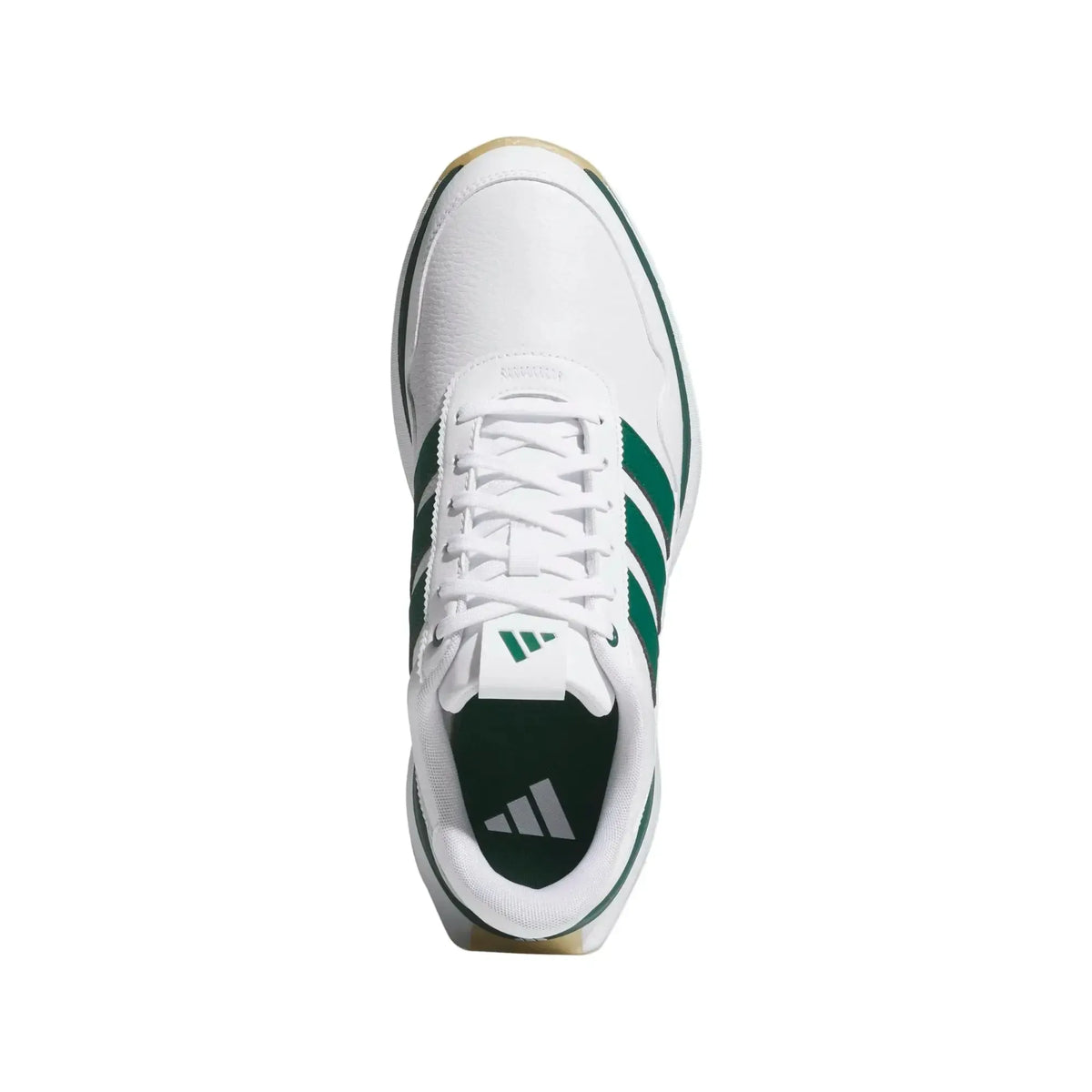 Adidas S2G Leather Men's Spikeless Golf Shoes - White/Green