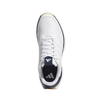 Adidas S2G Leather Men's Spikeless Golf Shoes - White/White/Navy