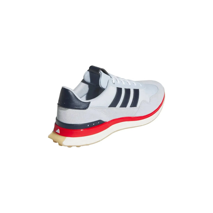 Adidas S2G Textile Men's Spikeless Golf Shoe - Light Blue/Navy/Red
