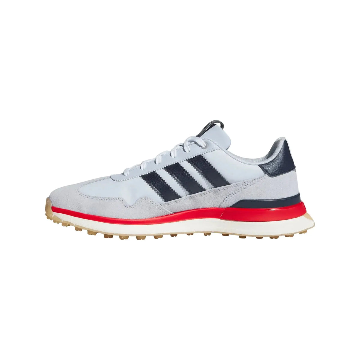 Adidas S2G Textile Men's Spikeless Golf Shoe - Light Blue/Navy/Red