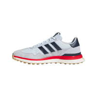 Adidas S2G Textile Men's Spikeless Golf Shoe - Light Blue/Navy/Red