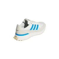 Adidas S2G Textile Men's Spikeless Golf Shoe - Off White/Lucid Ray Blue