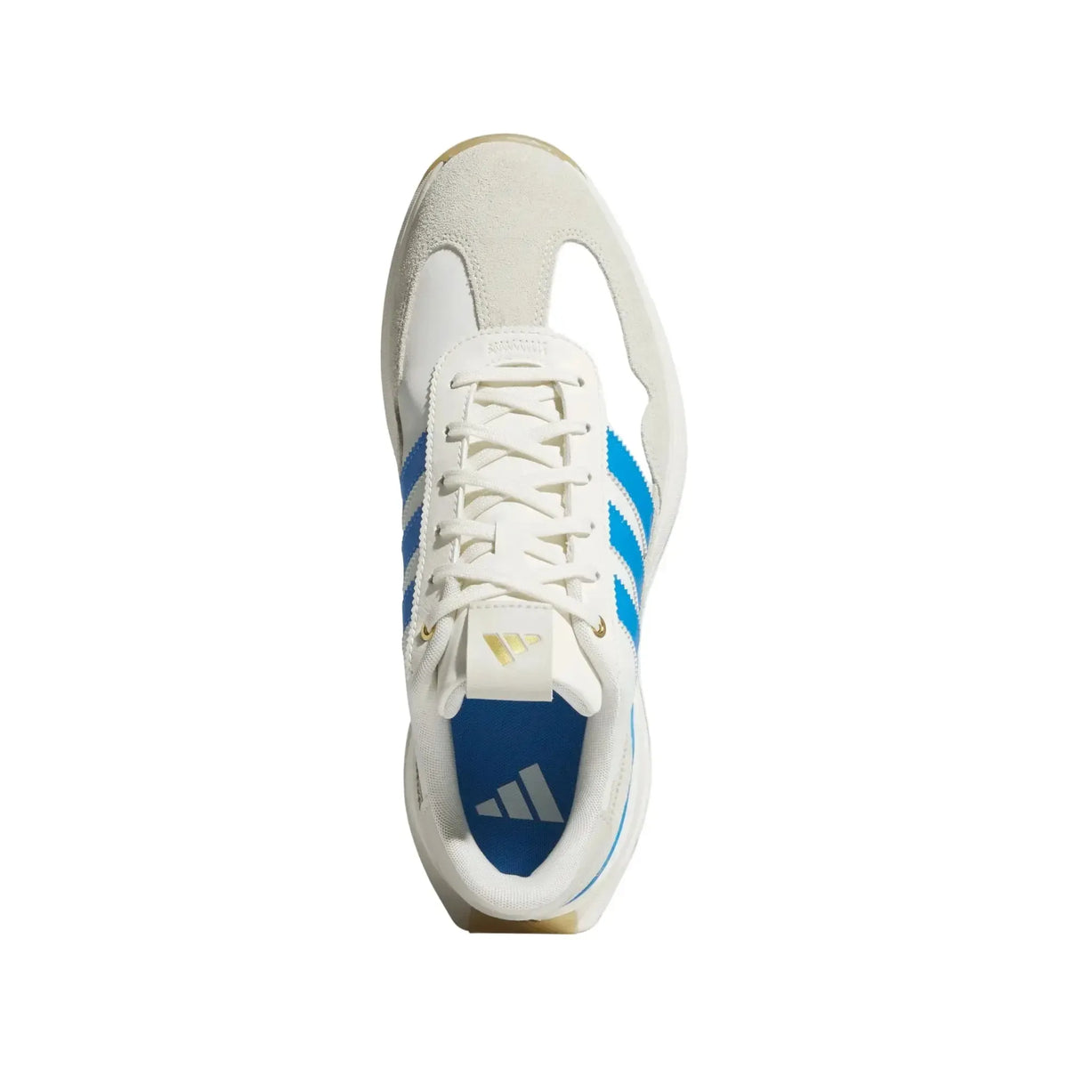 Adidas S2G Textile Men's Spikeless Golf Shoe - Off White/Lucid Ray Blue