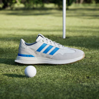 Adidas S2G Textile Men's Spikeless Golf Shoe - Off White/Lucid Ray Blue