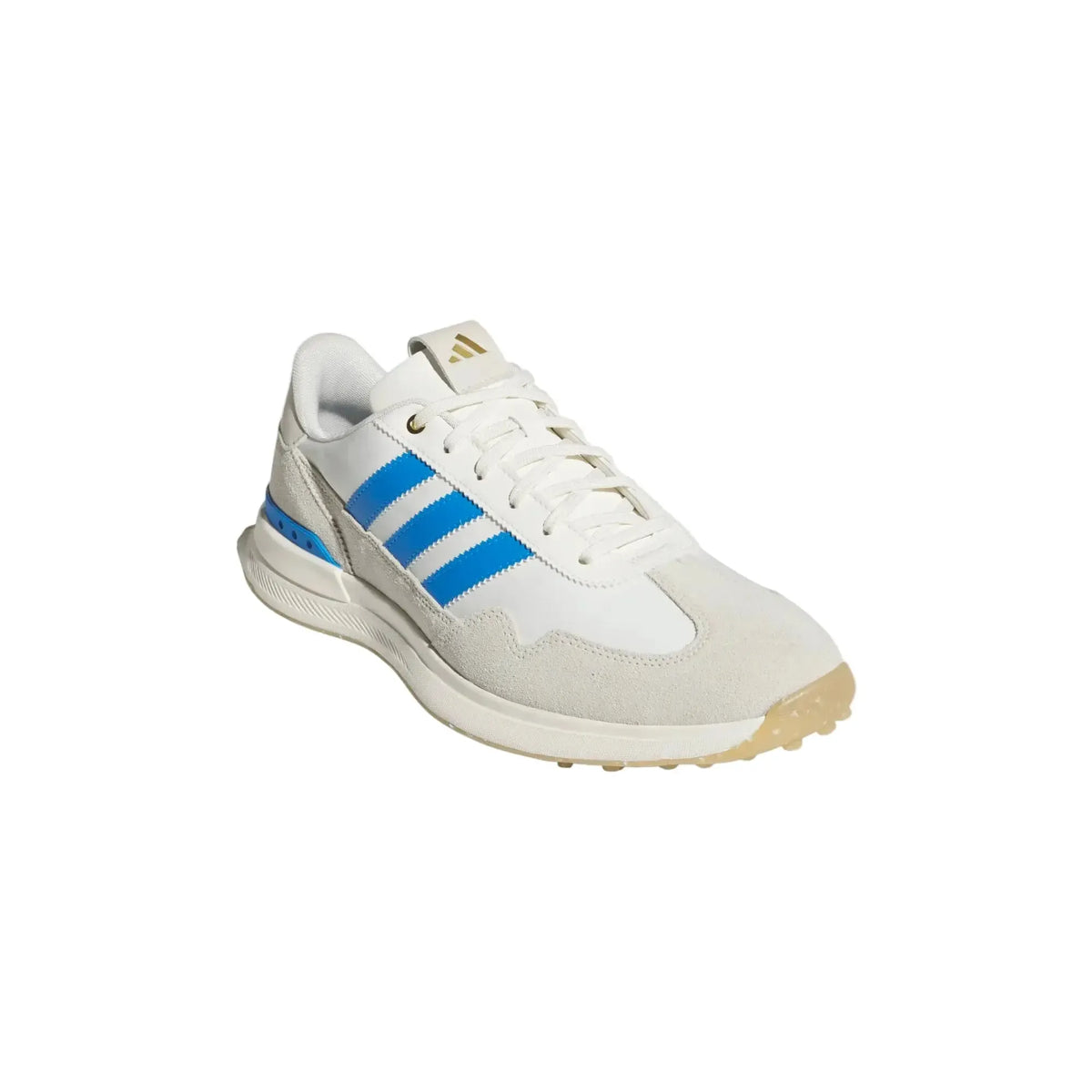 Adidas S2G Textile Men's Spikeless Golf Shoe - Off White/Lucid Ray Blue