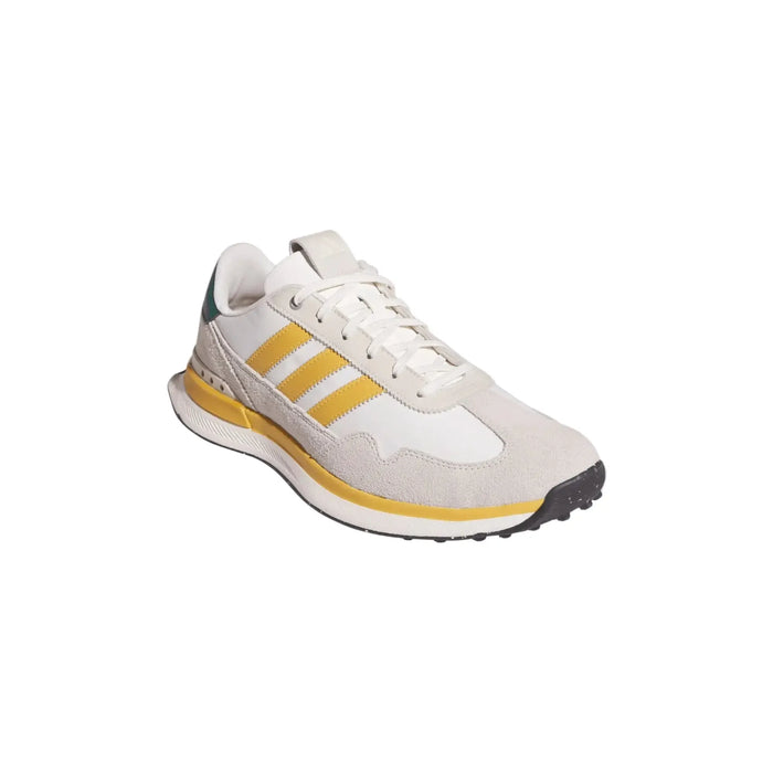 Adidas S2G Textile Men's Spikeless Golf Shoe - Off White/Pre-Yellow