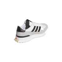 Adidas S2G Textile Men's Spikeless Golf Shoe - White/Black