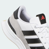 Adidas S2G Textile Men's Spikeless Golf Shoe - White/Black