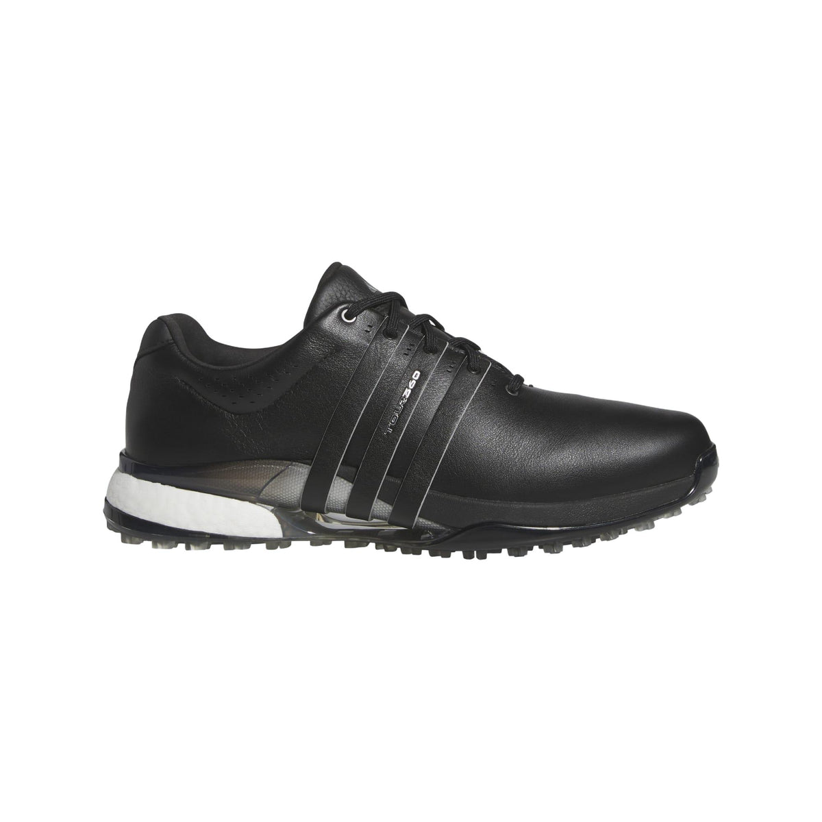 Adidas Tour360 25 Spikeless Golf Shoes - Core Black / Silver Metallic