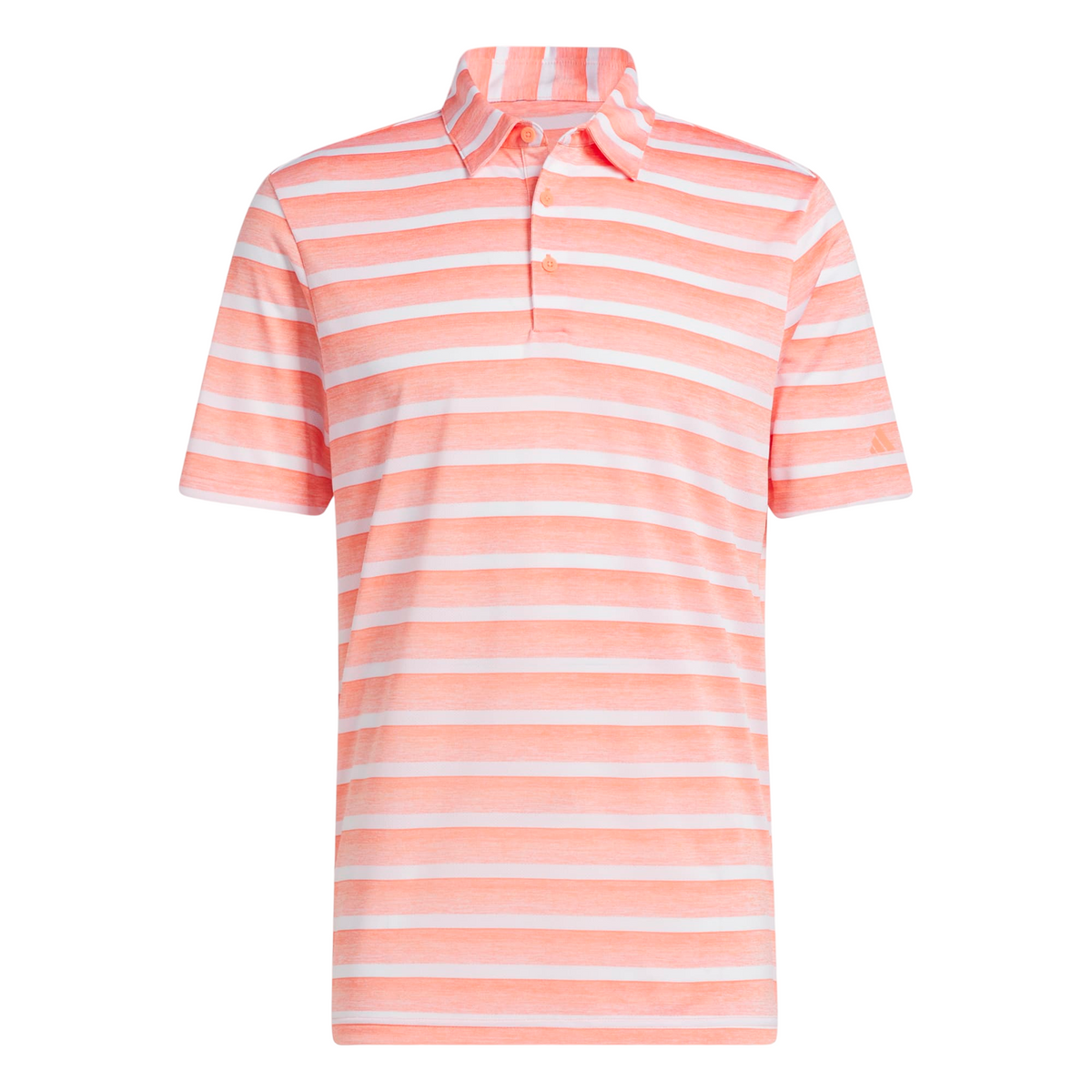 Adidas Two-Color Striped Polo Shirt - Mens