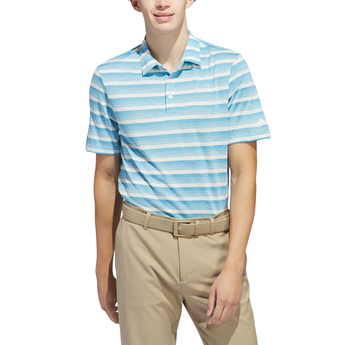 Adidas Two-Colour Striped Golf Polo - Mens, Adidas, Canada