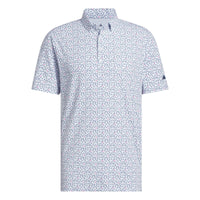 Adidas Ultimate365+ Butterspun Soft Print Polo Shirt