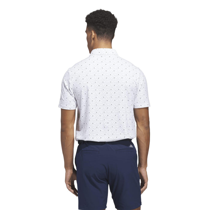 Adidas Ultimate365+ Butterspun Soft Print Polo Shirt