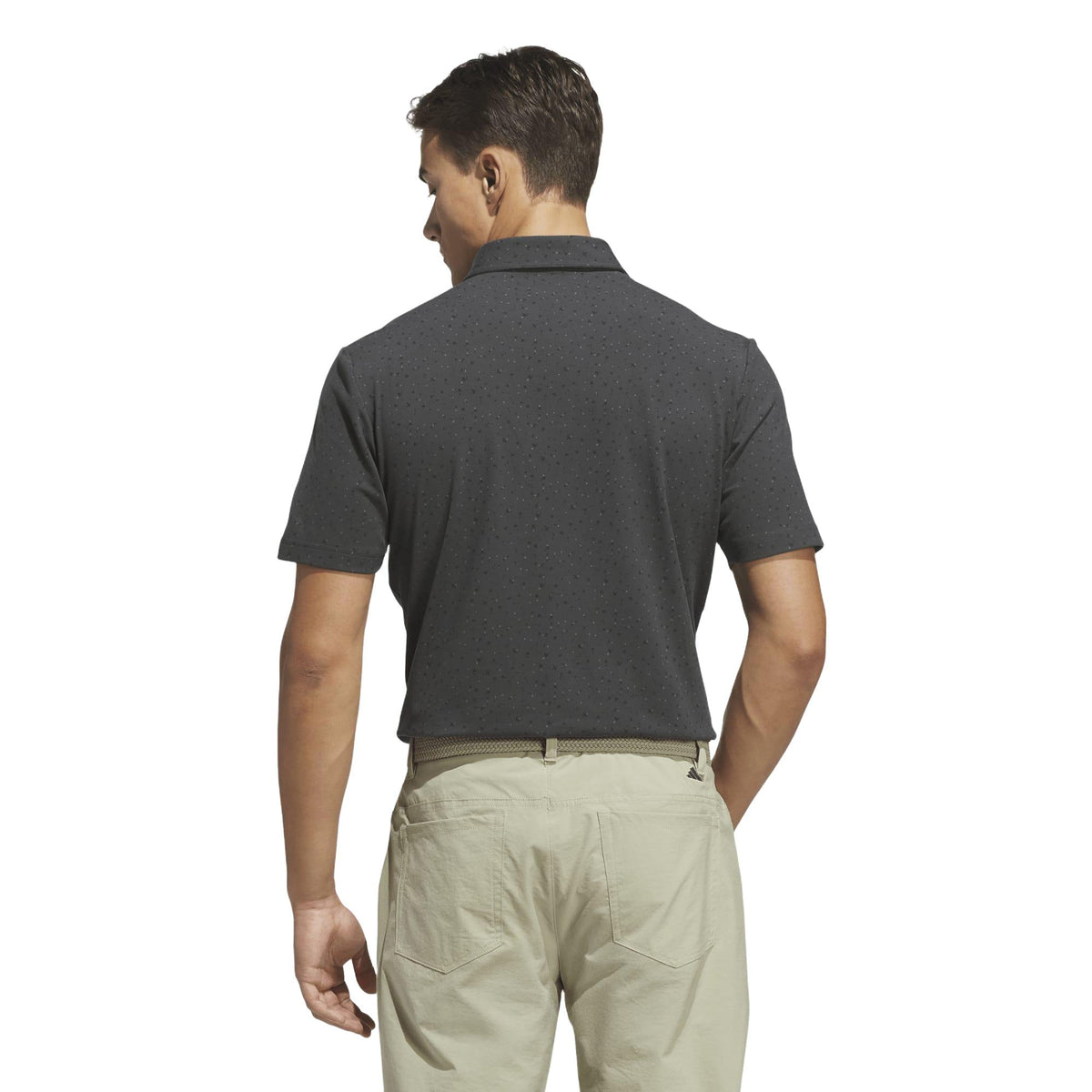 Adidas Ultimate365+ Climacool Butterspun Break Out Print Polo Shirt - Carbon