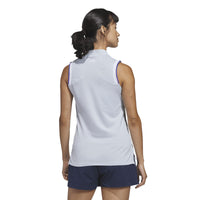 Adidas Ultimate365 Climacool Quarter-Zip Polo Shirt - Crystal Sky