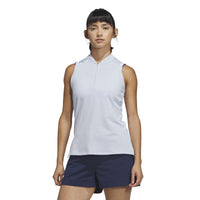 Adidas Ultimate365 Climacool Quarter-Zip Polo Shirt - Crystal Sky