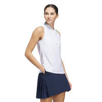 Adidas Ultimate365 Climacool Quarter-Zip Polo Shirt - White