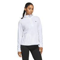 Adidas Ultimate365+ Course Control Hybrid Quarter-Zip Hoodie Jacket - White