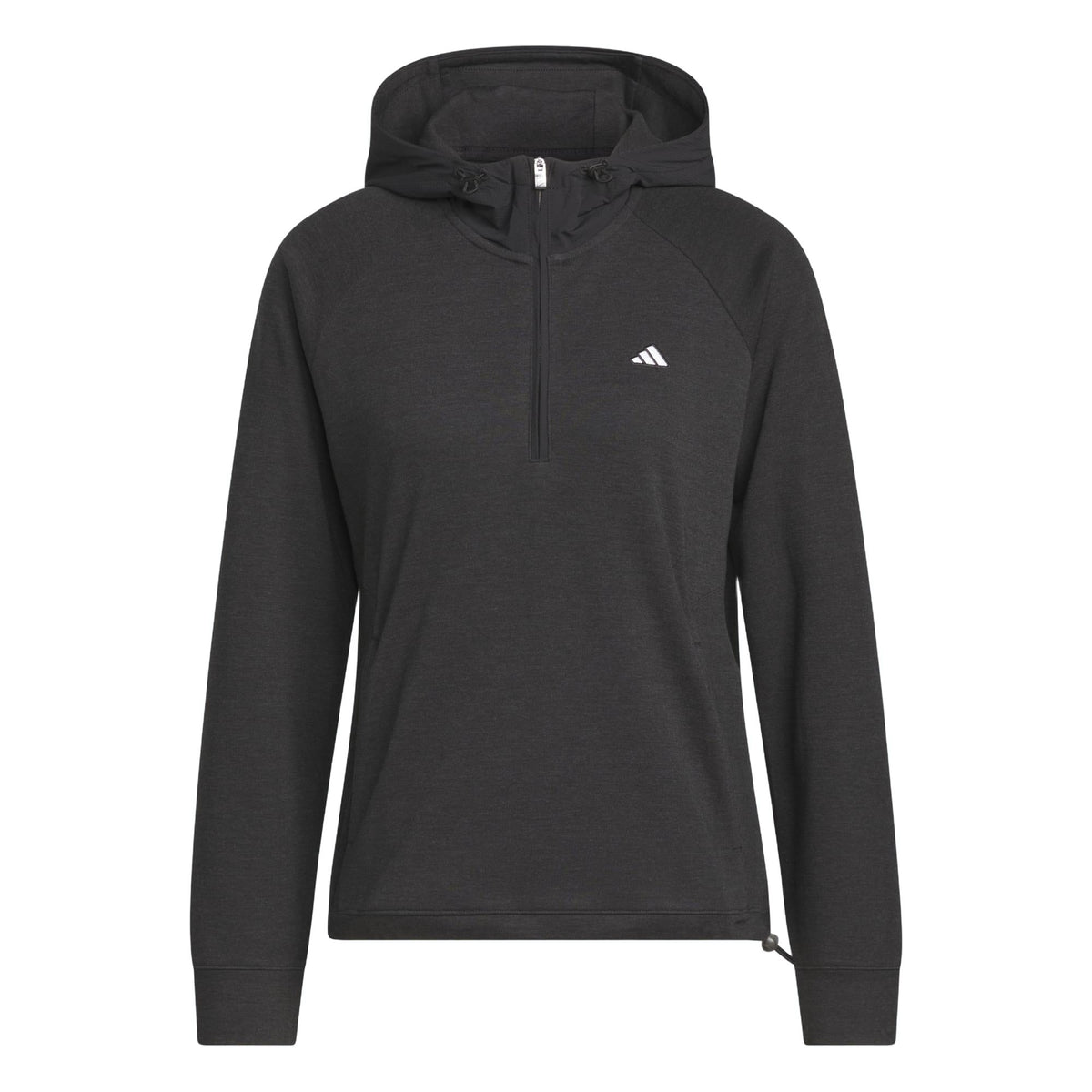 Adidas Ultimate365+ Course Control Hybrid Quarter-Zip Hoodie Jacket - Black
