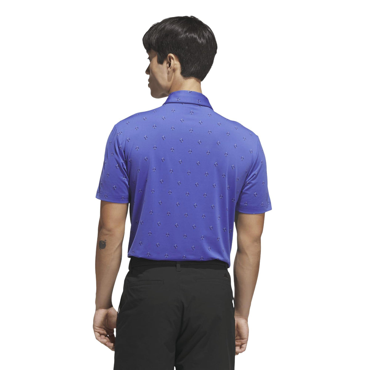 Adidas Ultimate365 Essence Print Climacool Polo Shirt - Dual Indigo
