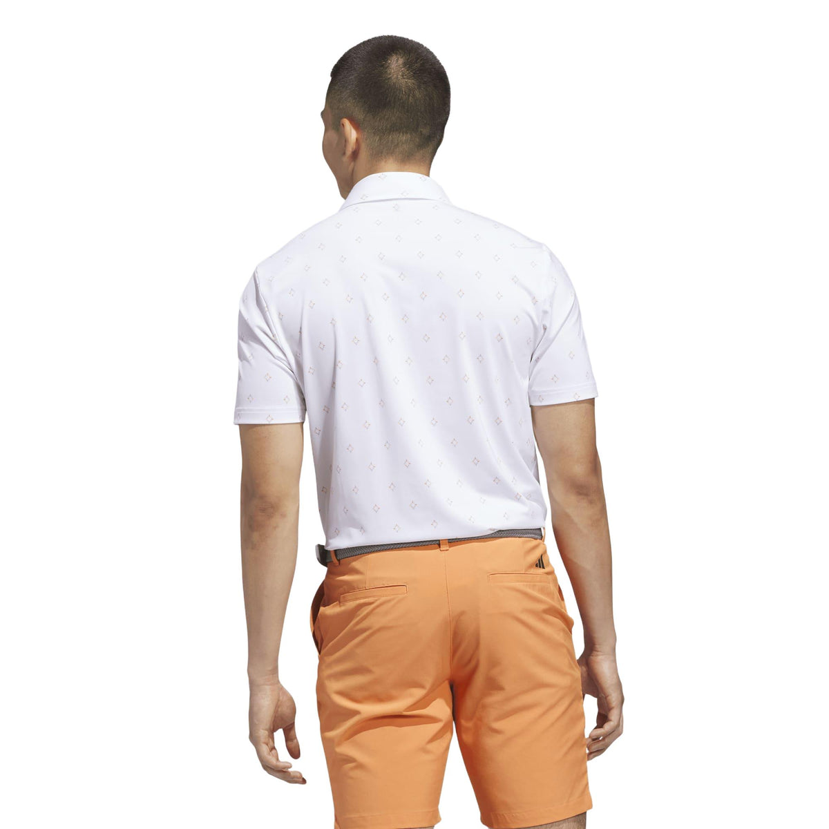 Adidas Ultimate365 Essence Print Climacool Polo Shirt - White