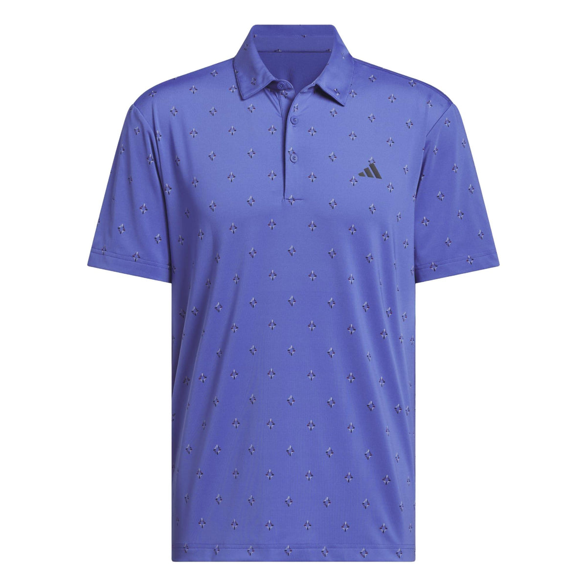 Adidas Ultimate365 Essence Print Climacool Polo Shirt - Dual Indigo