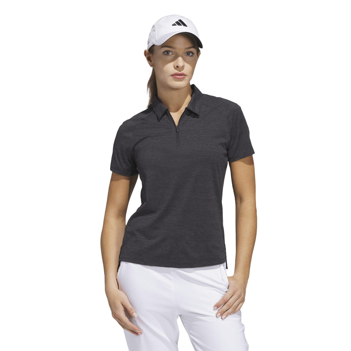Adidas Ultimate365 Heathered Twistknit Polo Shirt