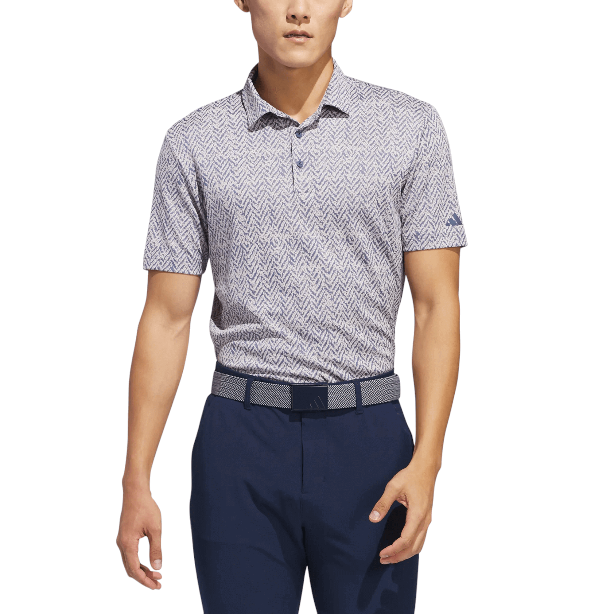 Adidas Ultimate365 Jacquard Golf Polo - Mens