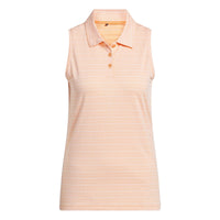 Adidas Ultimate365 Jacquard Sleeveless Polo Shirt