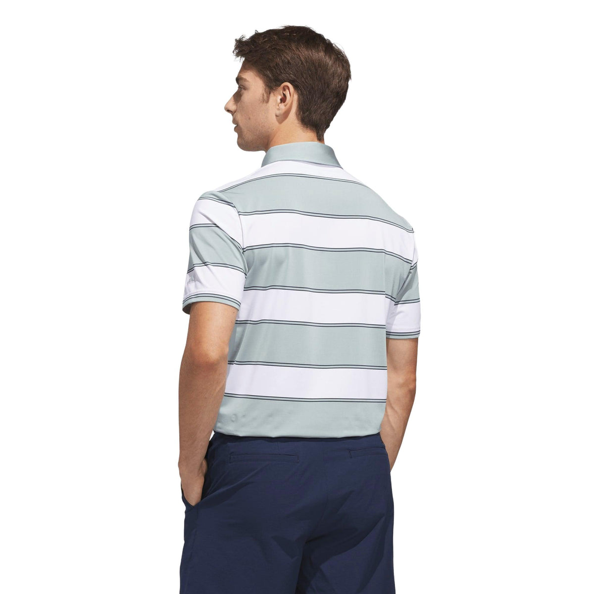 Adidas Ultimate365+ Jumbo Stripe Climacool Polo Shirt