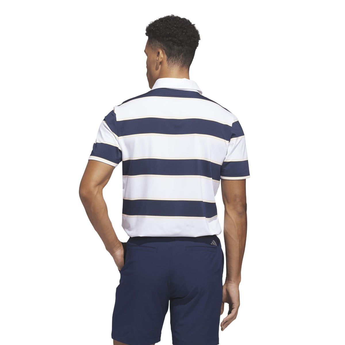 Adidas Ultimate365+ Jumbo Stripe Climacool Polo Shirt