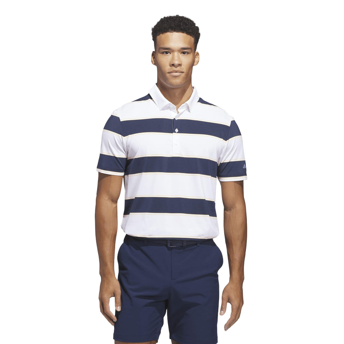 Adidas Ultimate365+ Jumbo Stripe Climacool Polo Shirt