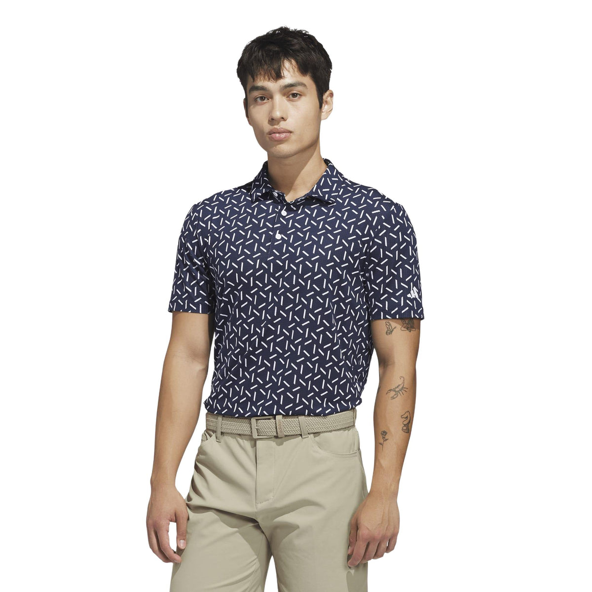 Adidas Ultimate365 Mesh Print Climacool Polo Shirt