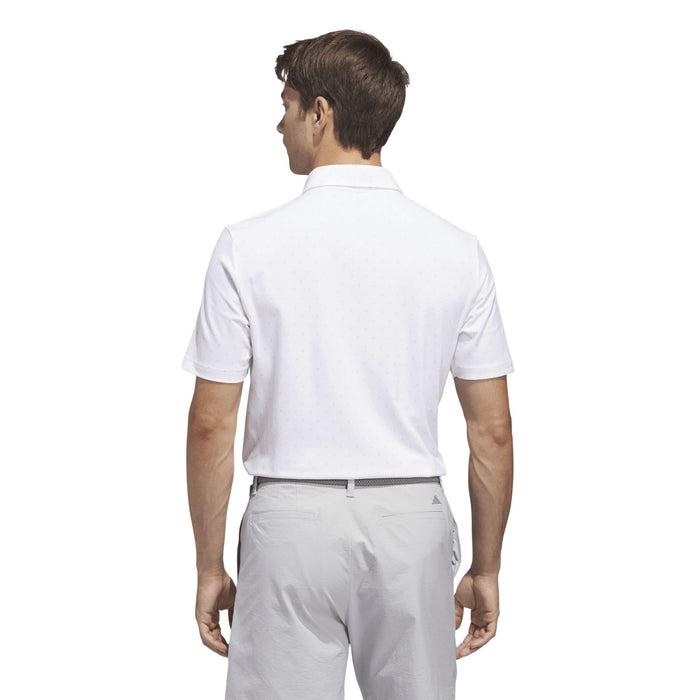 Adidas Ultimate365+ Micro Print Polo Shirt