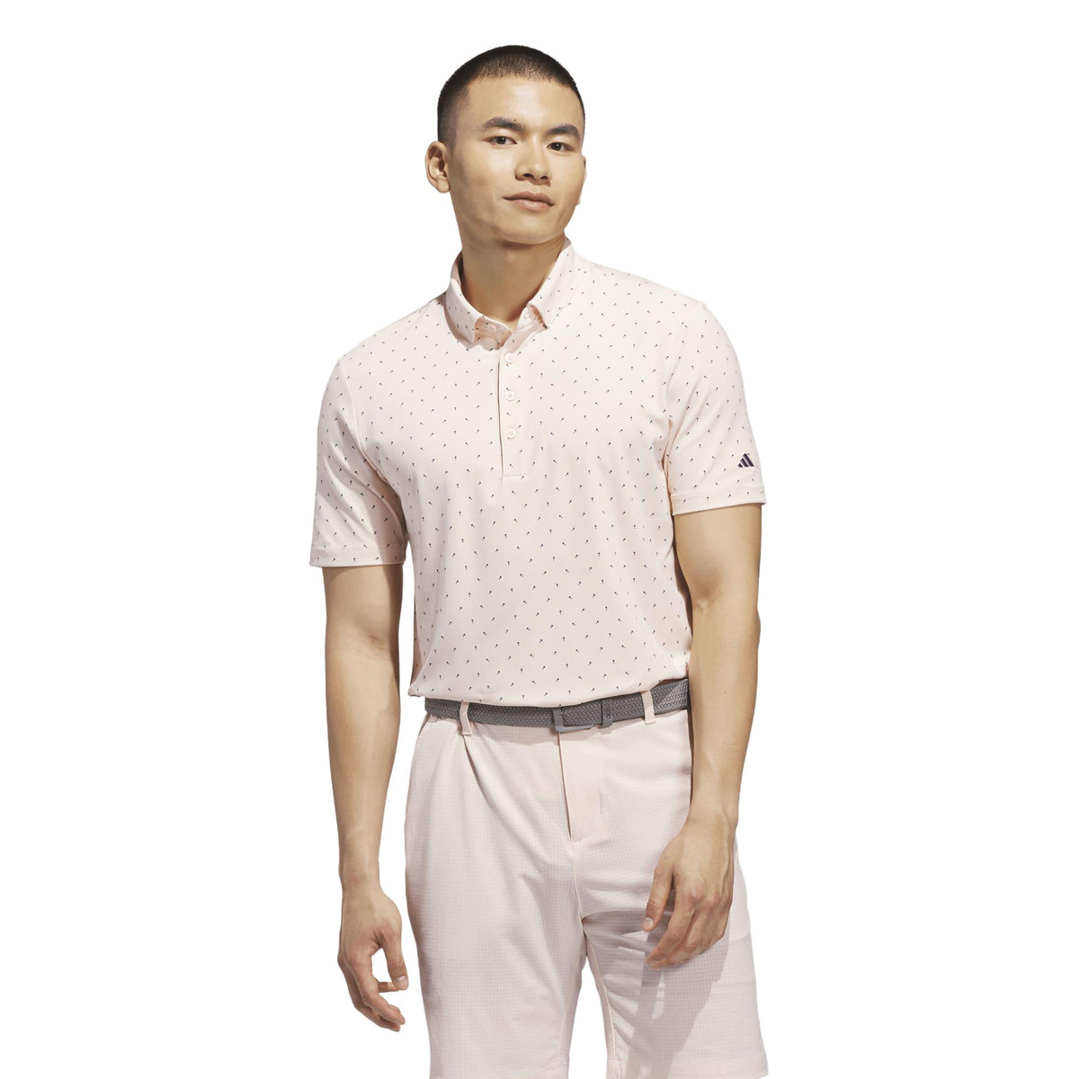 Adidas Ultimate365+ Micro Print Polo Shirt