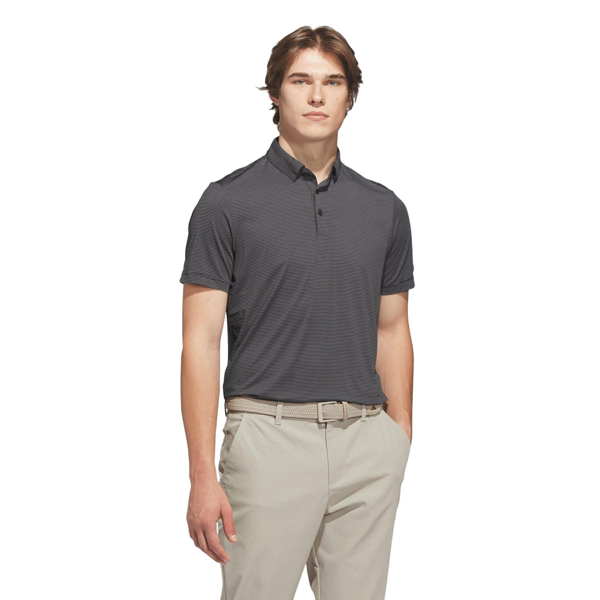 Adidas Ultimate365+ Pencil Stripe Climacool Polo Shirt