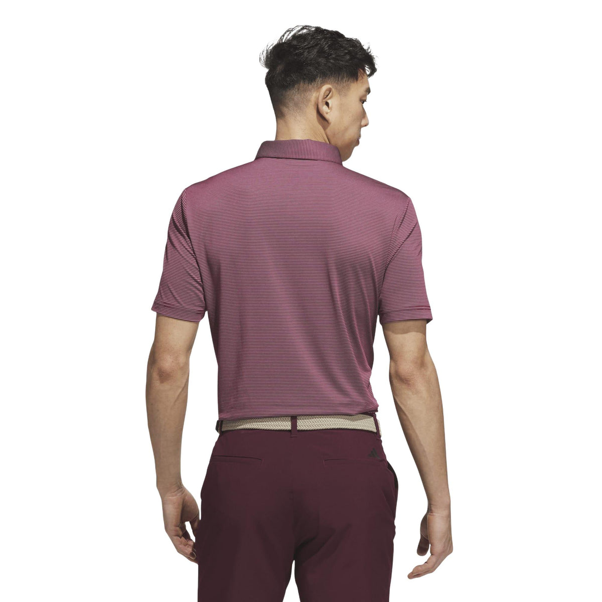 Adidas Ultimate365+ Pencil Stripe Climacool Polo Shirt