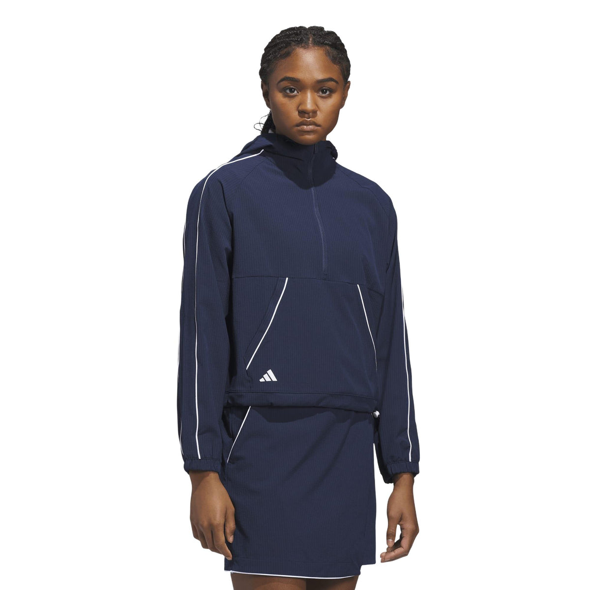 Adidas Ultimate365 Seersucker Quarter-Zip Jacket