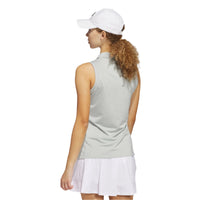Adidas Ultimate365 Solid Sleeveless Golf Polo - Womens