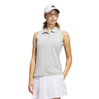 Adidas Ultimate365 Solid Sleeveless Golf Polo - Womens