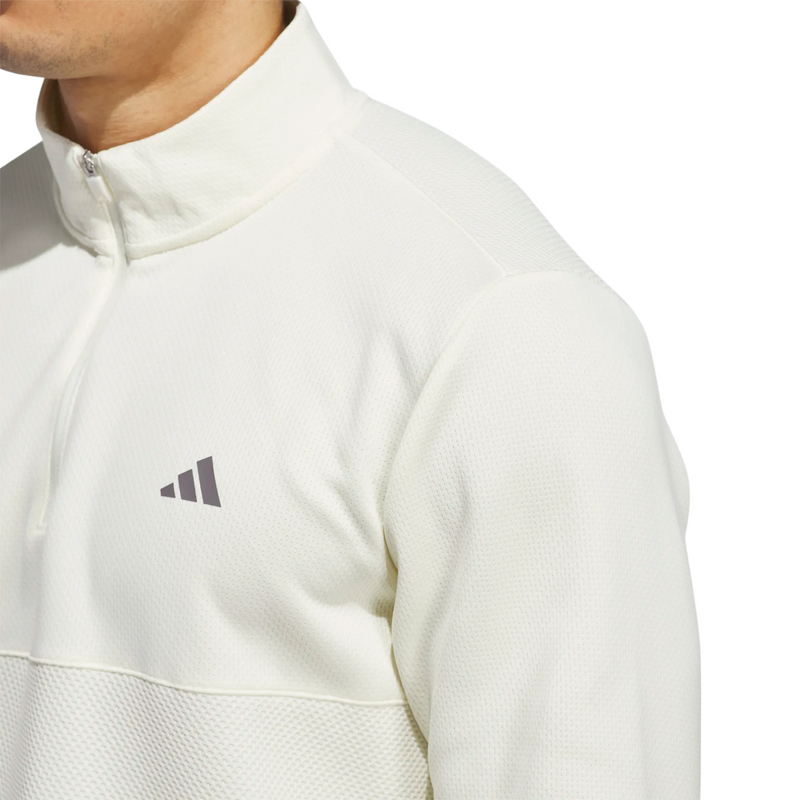 Adidas Ultimate365 Textured Golf Quarter-Zip - Mens