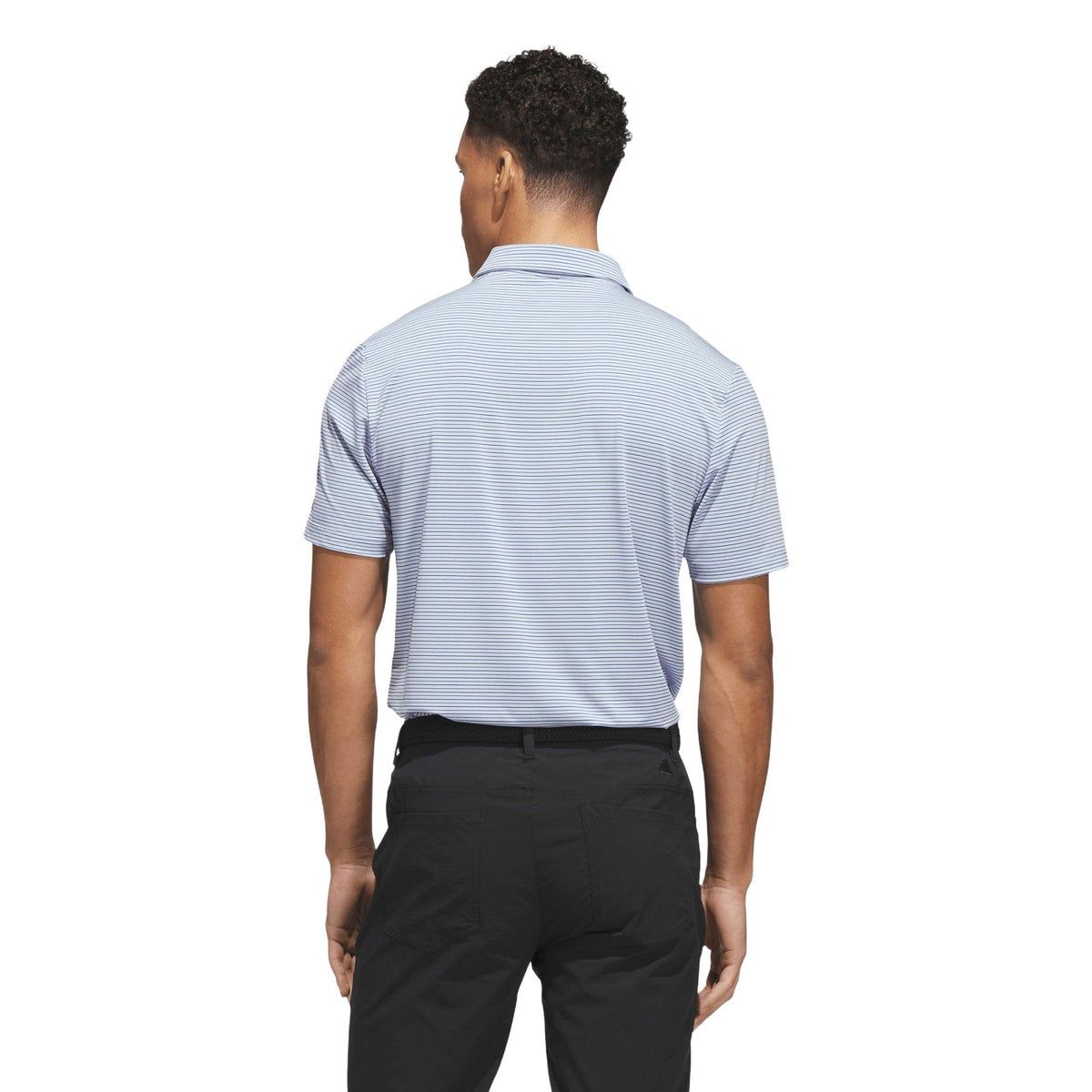 Adidas Ultimate365+ Three Color Stripe Polo Shirt