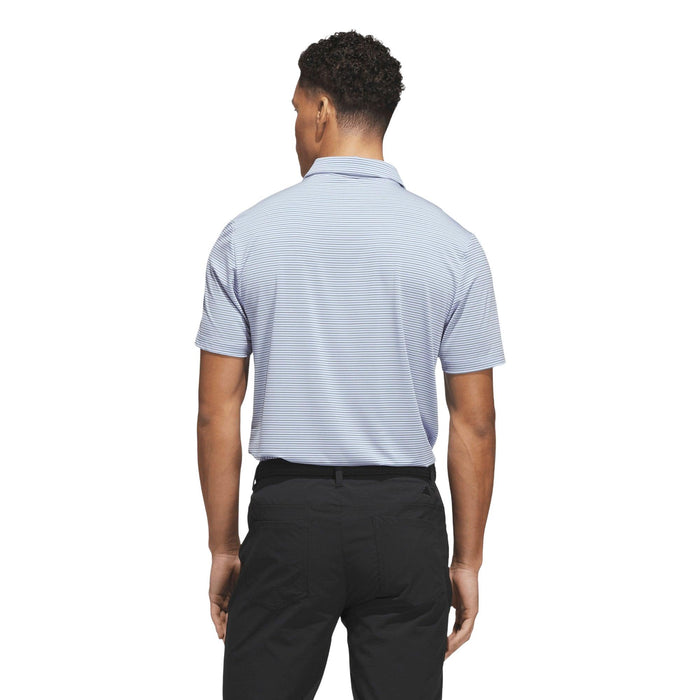 Adidas Ultimate365+ Three Color Stripe Polo Shirt