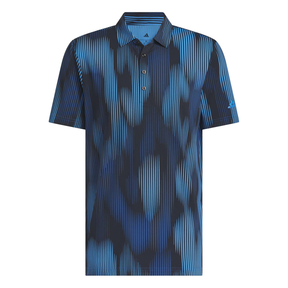 Adidas Ultimate365 Tour Cool Feel Print Polo Shirt - Lucid Ray Blue