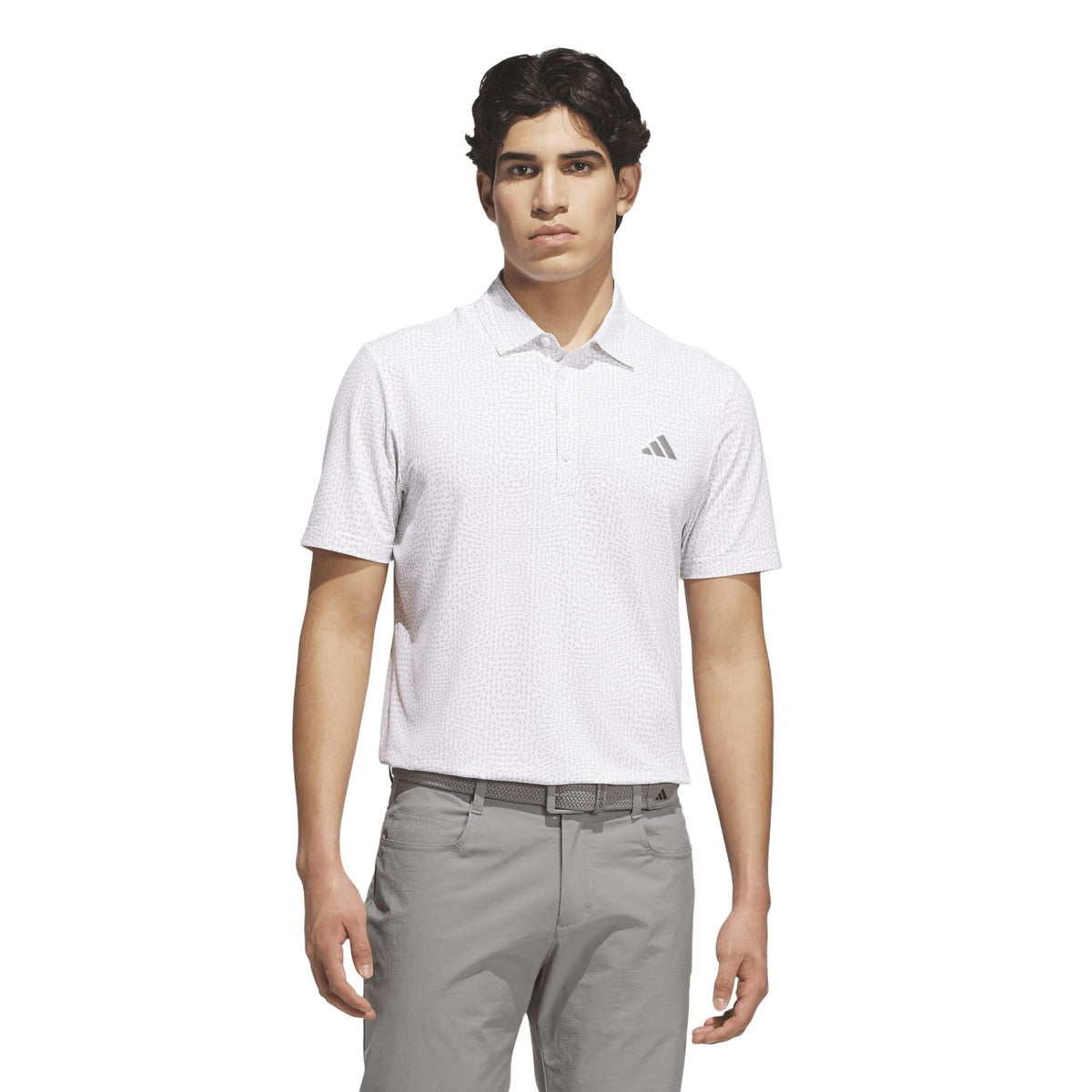 Adidas Ultimate365 Tour Cool Feeling Deco Polo Shirt - White / Grey Two