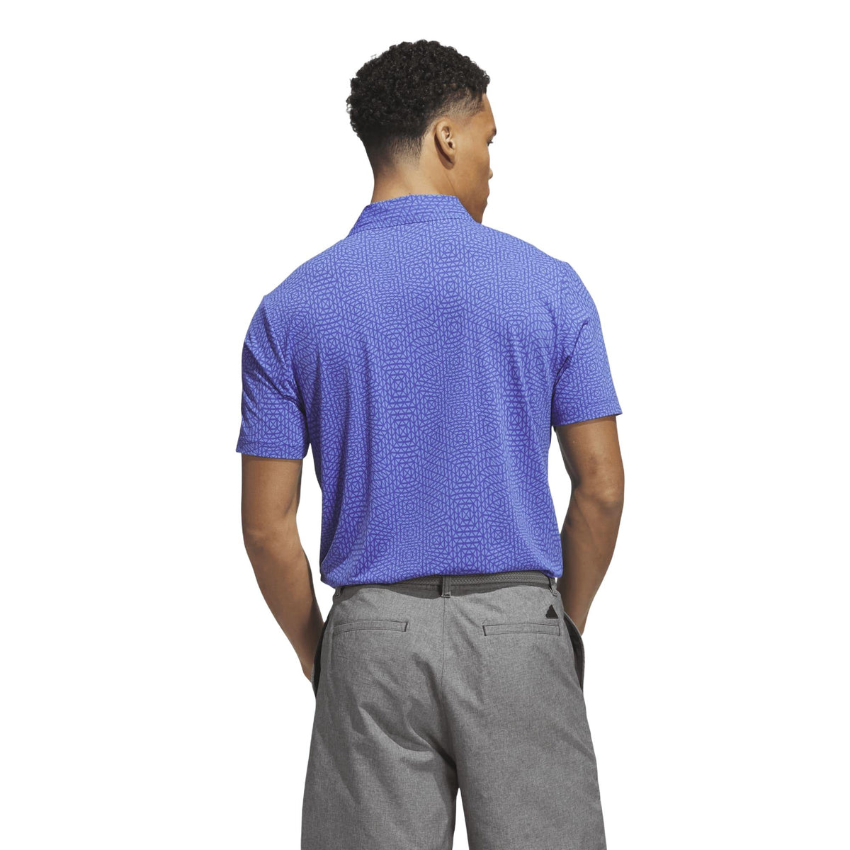 Adidas Ultimate365 Tour Cool Feeling Deco Polo Shirt - Dual Indigo / Real Lilac