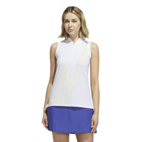Adidas Ultimate365 Tour Cool Feeling Fescue Polo Shirt - White